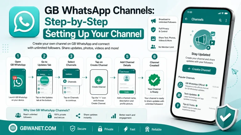 GB WhatsApp Channels Step-by-Step Setting Up Your Channel